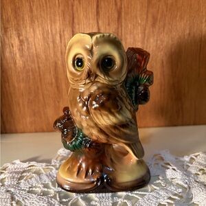 Vintage Ceramic Owl Figurine